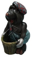 Design Maulwurf Figur Garten Statue Skulptur Figuren Skulpturen Dekoration Neu