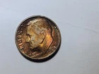 1955 Roosevelt Silver Dime Rainbow Toned