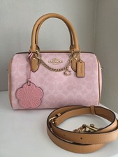Coach Powder Pink Medium Rowan Satchel Bag NWT In Hand SHIPS 24HR Sold Out