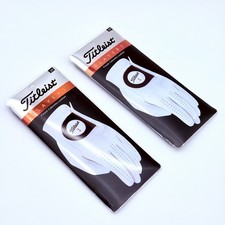 New Titleist Player Finest Cabretta Leather Golf Gloves Lot of 2 Premium Quality