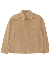 Murphy & Nye Mens Bomber Jacket UK 42 XL Beige Cotton EM11