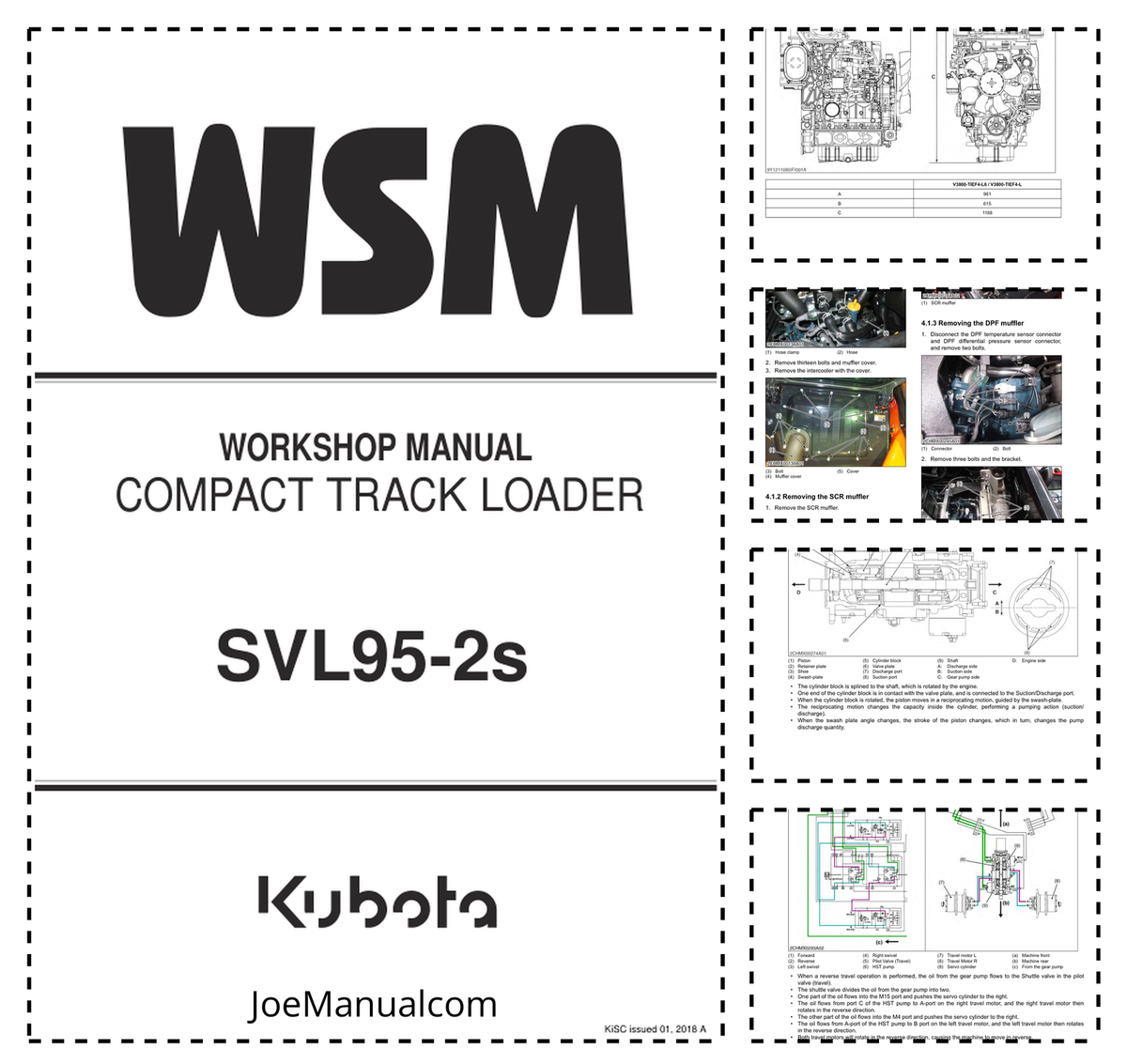 Kubota SVL95-2s Loader Workshop Manual PDF | eBay