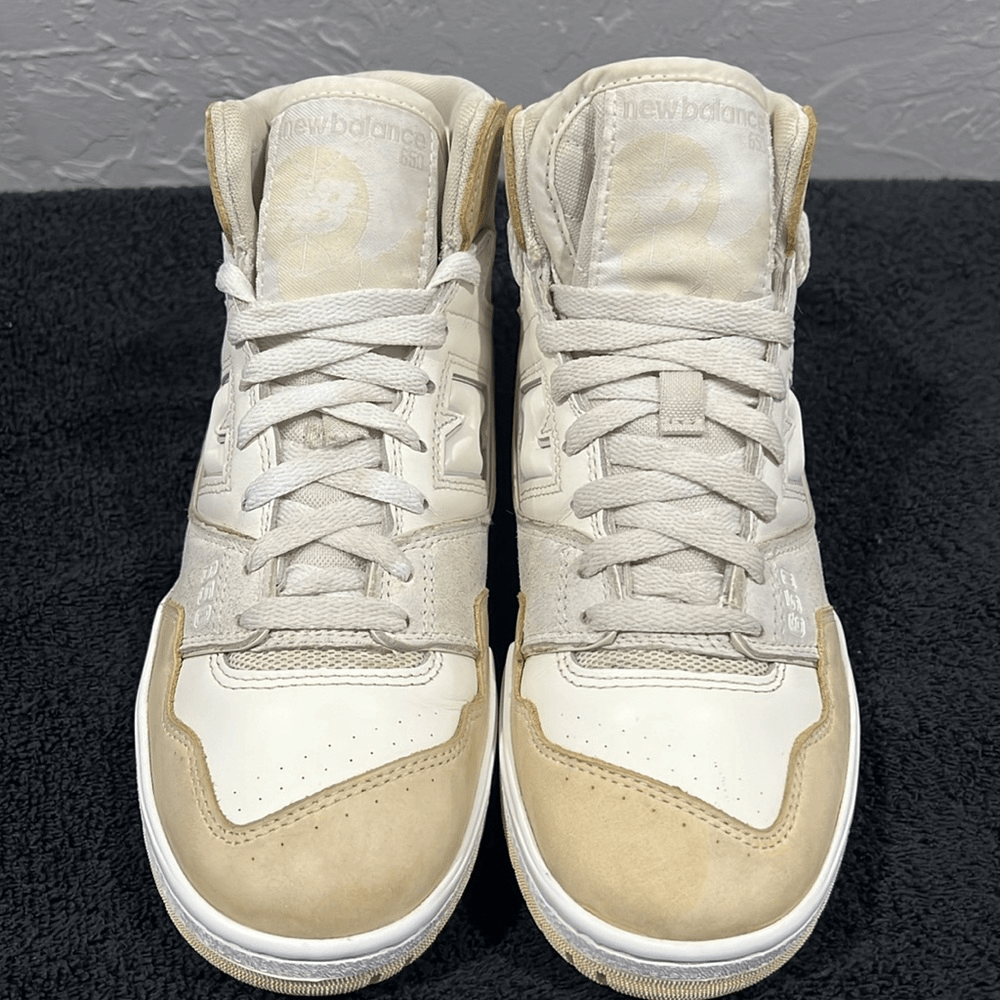 ? New Balance 650R Beige Macadamia High Top Sneaker Trainer  Men 8 / Women 9.5 New Balance 650R Beige Macadamia Nut Men main image 3