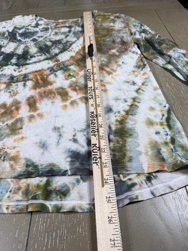 Lululemon Love Long Sleeve Women's Multicolor Ice Tie Dye Rare Sz 8/10 19” PP - Picture 10 of 12