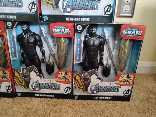 Avengers 12" Figures Blast Gear Black Panther. Titan Hero Series . - Picture 4 of 6