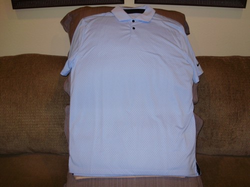 Nike Dri-Fit Tour FD5744-425 Light Blue Polo Golf Shirt Men's Medium - Bild 4 von 11