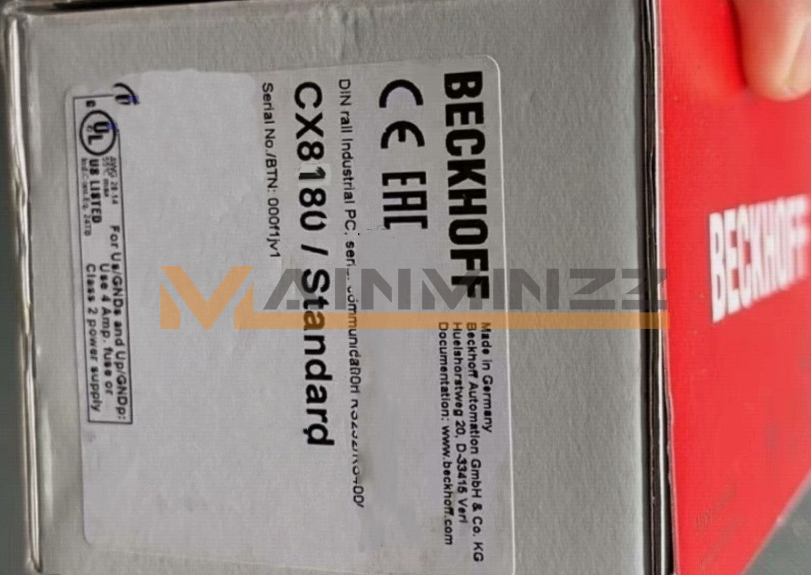 One New BECKHOFF CX8180 module CX8180 / Standard