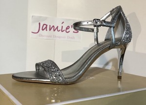 michael kors simone sandal silver