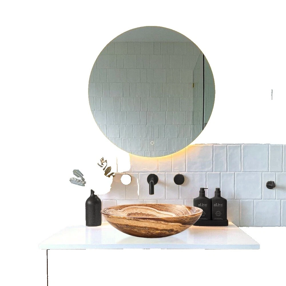 Fregaderos de piedra marrón Baño Cuarto de Baño