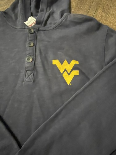 NWT West Virginia Mountaineers Knights Apparel Pullover Soft Hoodie Men’s Sz L - Picture 2 of 6