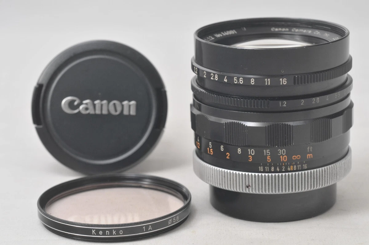 Canon f/1.2 Camera Lenses 58mm Focal for sale | eBay