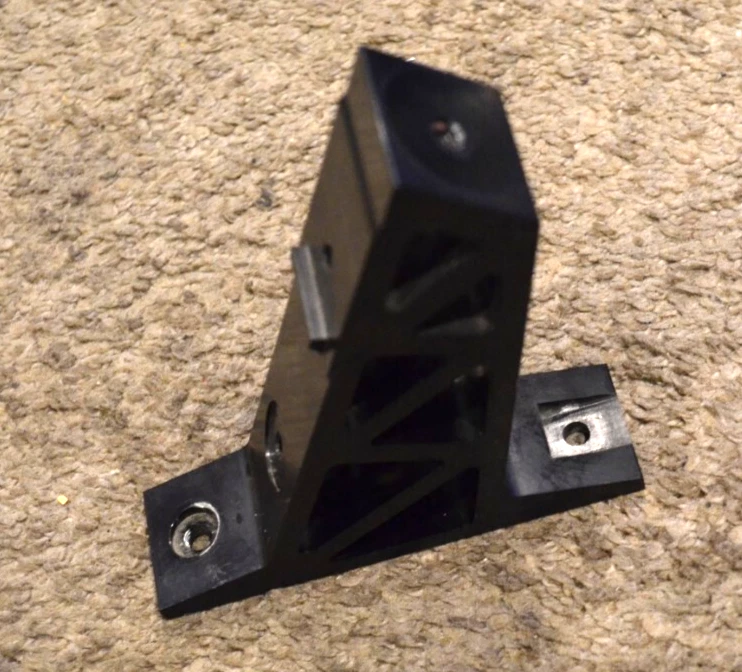 2015 2017 POLARIS SLINGSHOT WINDSHIELD WINDOW BRACKET BRACE MOUNT ALUMINUM USED Foto 4 de 4