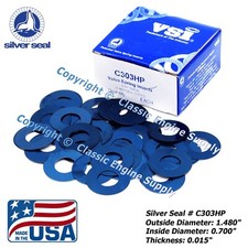 HP Valve Spring Shims 1.480" x 0.703" x .015" Fits Some GM V8 Engines - USA Made