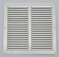 Wetterschutzgitter LüFtungsgitter Aluminium Natur 20 X 20 Cm Mit Fliegendraht