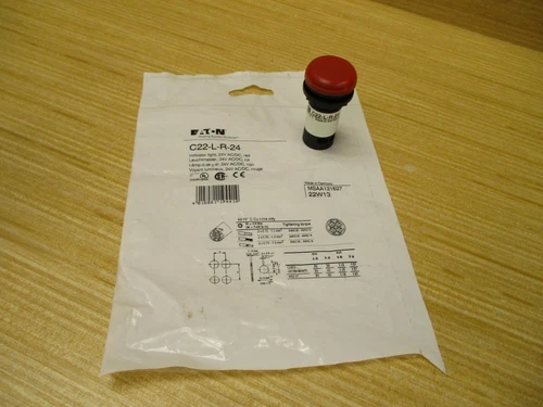 Eaton C22-L-R-24 LED Indicator C22LR24
