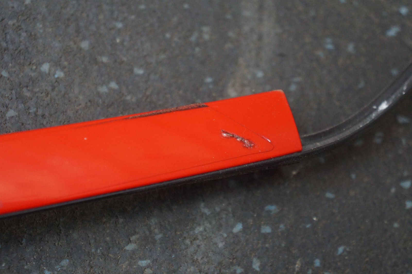 Left Driver Side Roof Gutter Trim Rosso Corsa Red 81524110 Ferrari 458 Italia