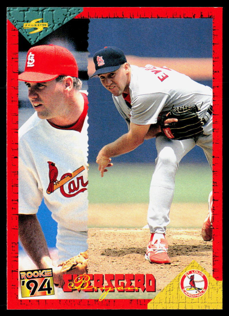 Bryan Eversgerd 1994 Score Rookie & Traded #RT141 CORNERS RC