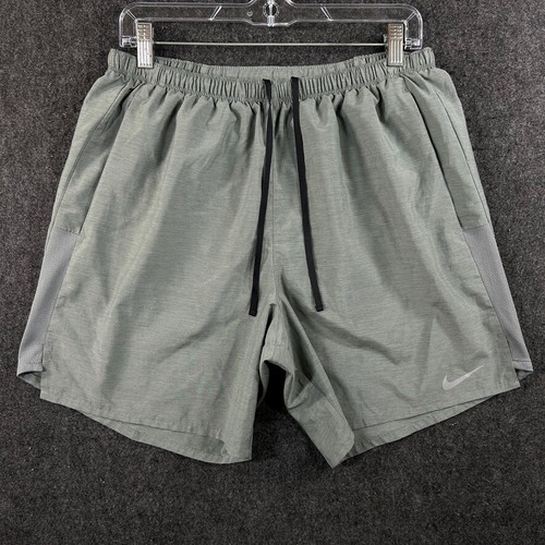 Nike Challenger Running Shorts Men's Large Gray Dri-Fit 6" Inseam Lined