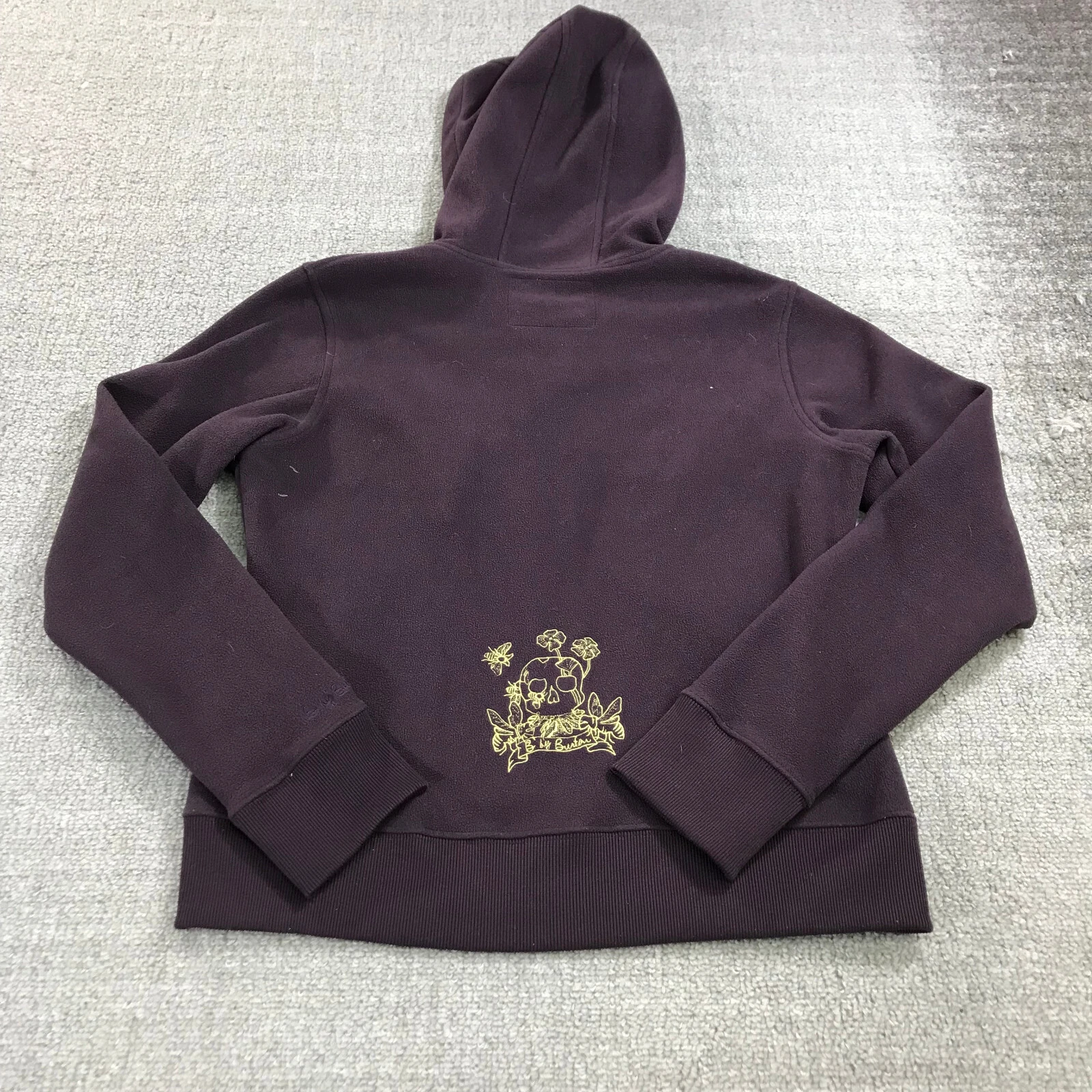 burton full zip chunky thick casual hoodie