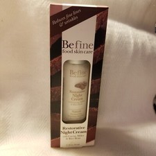BeFine Food Skin Care Night Cream 1.7 Fl Oz As Pictured Free Shipping nib