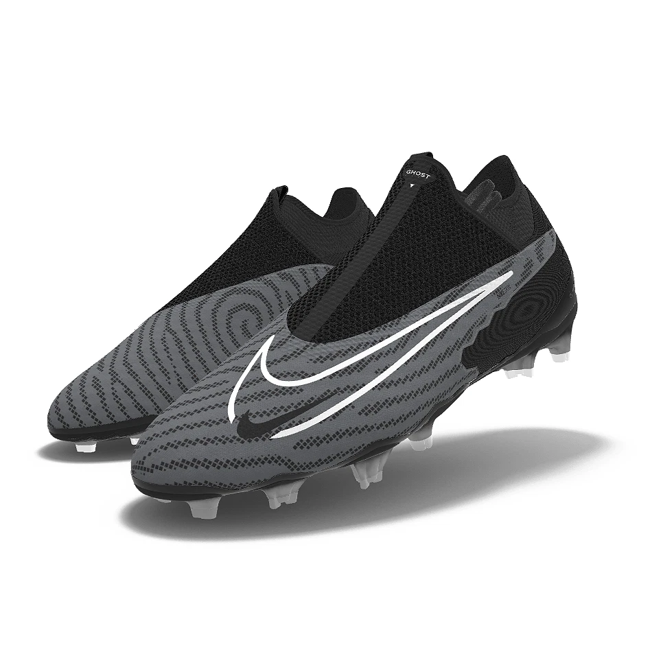 $175 NIB NEW Nike Phantom GX Academy Dynamic MG Custom Soccer Cleats Black  Gray