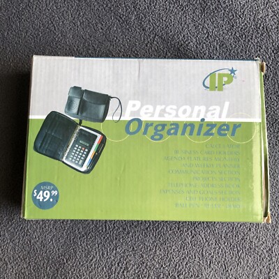 IP Personal Organizer Multi Function Planner w/ Calculator - NIB
