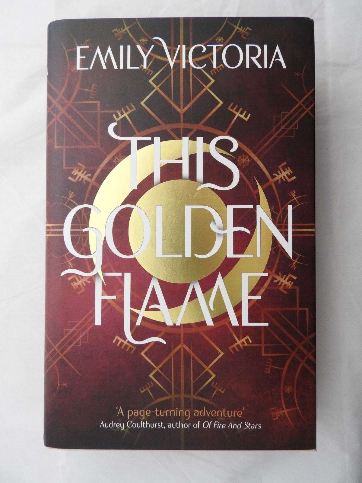 This Golden Flame - Emily Victoria Fairyloot Signed   Sprayed Edges HB/DJ 2021