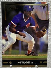 1991 Leaf Baseball Gold Leaf Rookies Insert #BC7 Mo Vaughn