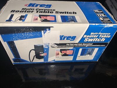 Kreg PRS3100 Black Plastic/Metal Multi-Purpose Router Table Switch New