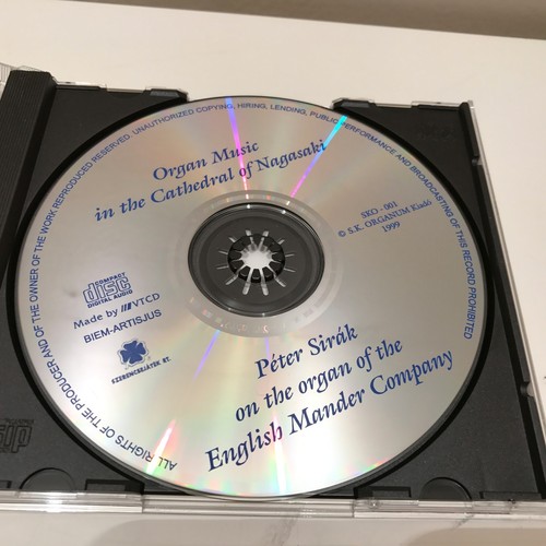 Organ Music in the Cathedral of Nagasaki Japan - Peter Sirak organist CD SKO-001 - Imagen 3 de 3