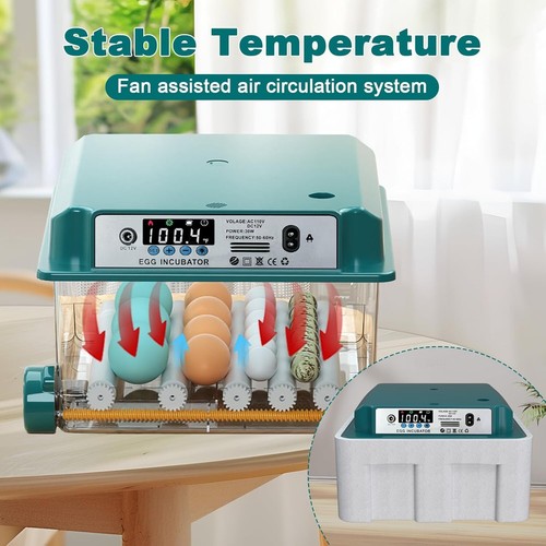 Incubadora De Huevos Automatica Para Huevos De Pato Gallina Codorniz 16 Huevos - Bild 5 von 8
