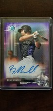 Brian Mundell 2017 Bowman Chrome Autograph Purple Refractor