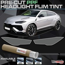 Pre-Cut Headlight Tint Kit for Lamborghini Urus Smoked TPU PPF Film Self-Healing