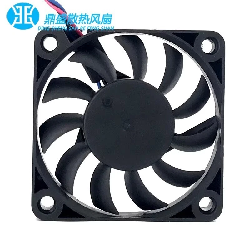 ADDA AD0612MB-GA6 6010 DC12V 0.19A 6CM 3-Wire Dual Ball Cooling Fan - Image 4 of 4