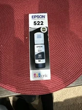 OEM Genuine Epson 522 Single Black Ink Bottle - Brand New Sealed Exp 2026 