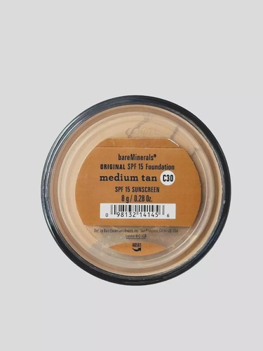 New BareMinerals Original Foundation SPF 15 Medium Tan C30 8g 0.28 Oz Free Ship - Picture 2 of 3