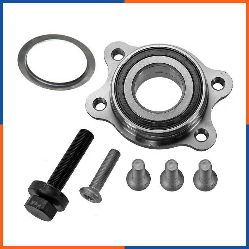 Moyeu de roue avant pour Audi A8 avec roulement de rechange OE 4E0498625B