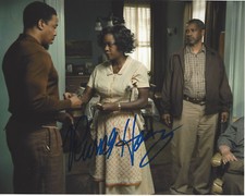 RUSSELL HORNSBY SIGNED AUTHENTIC 'FENCES' 8X10 PHOTO COA GRIMM CREED II PROOF
