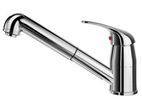 Blanco Armatur DARAS-S 517731 Chrom Mit Schwenkbarem Zugauslauf / Einhebelmis...