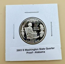 2003 S Proof Clad State Quarter ALABAMA - Ultra-Cameo FREE SHIPPING!!!
