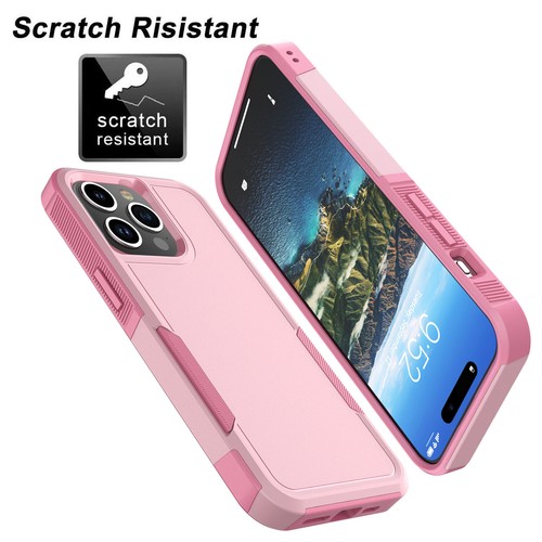 Custodia telefono antiurto + schermo per iPhone 16 Pro Max 15 14 Plus 13 12 Pro - Foto 25 di 53