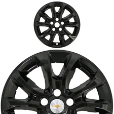 1 Black 2018-2021 Equinox 17" Wheel Skins Hub Caps Full Covers fit Aluminum Rim