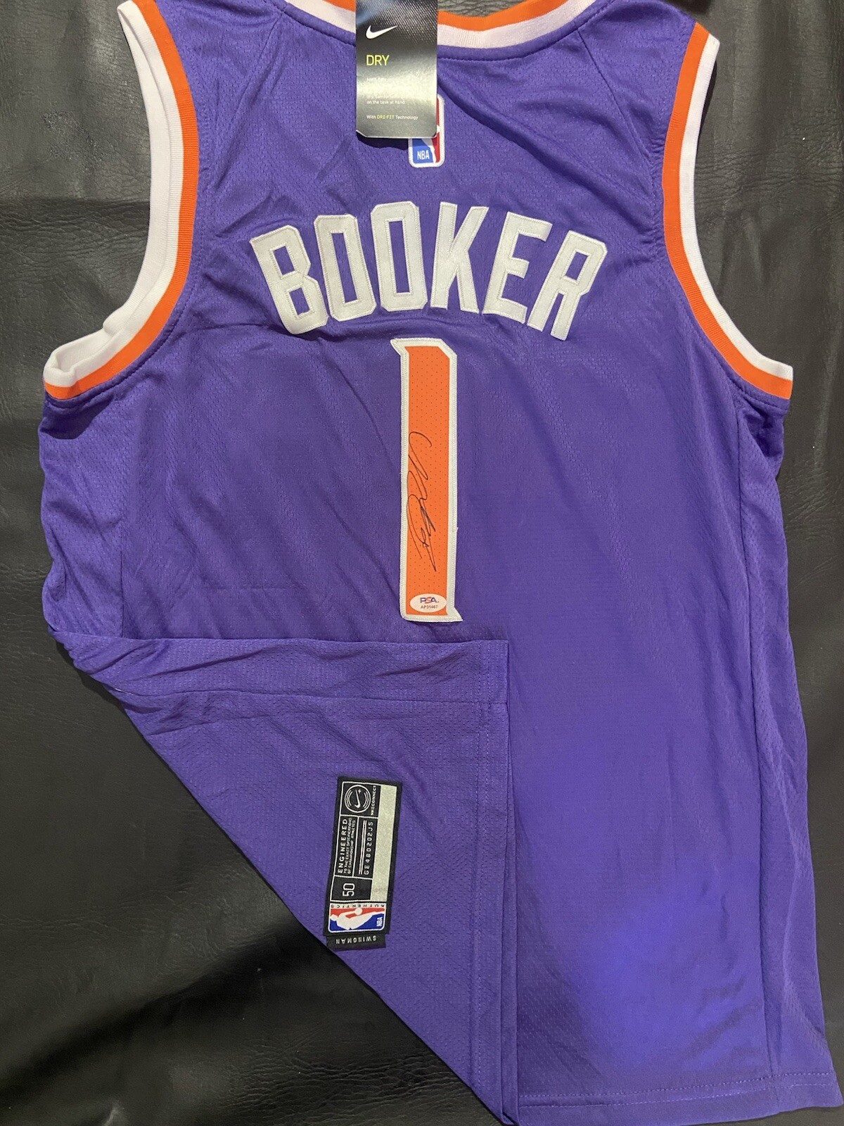 Devin Booker Phoenix Suns Jersey Auto PSA 