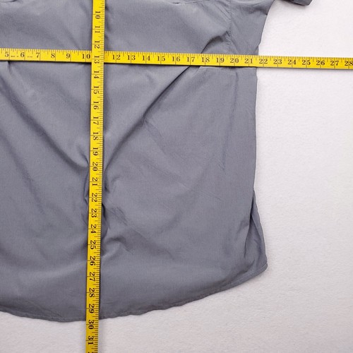 Magpul Gray Button Up Short Sleeve Shirt Mens Sz M Stretch Lightweight Pocket - Picture 9 of 9