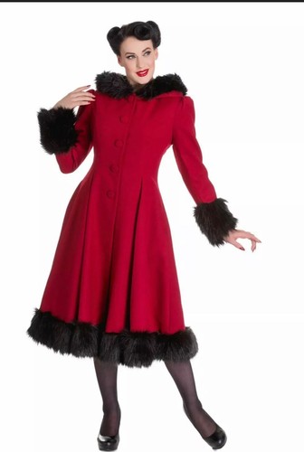 Hell Bunny Hooded Elegant Elvira Coat 