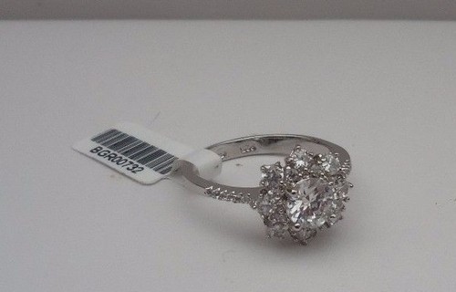 ANILLO DE DISEÑO DE PLATA ESTERLINA 925 CON DIAMANTE SIMULADO DE LABORATORIO 4 CTS/TALLA 5,6,7,8,9 - Imagen 5 de 12