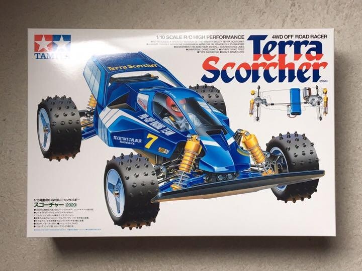 TAMIYA Terra Scorcher ミニ四駆 1/10 SCALE RC 4WD HIGH PERFORMANCE OFF ROAD RACER TERRA