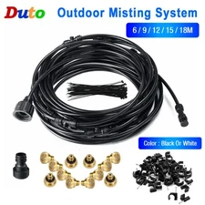 18m Outdoor Cooling Patio Misting System Fan Cooler