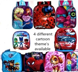 cartoon character backpacks
