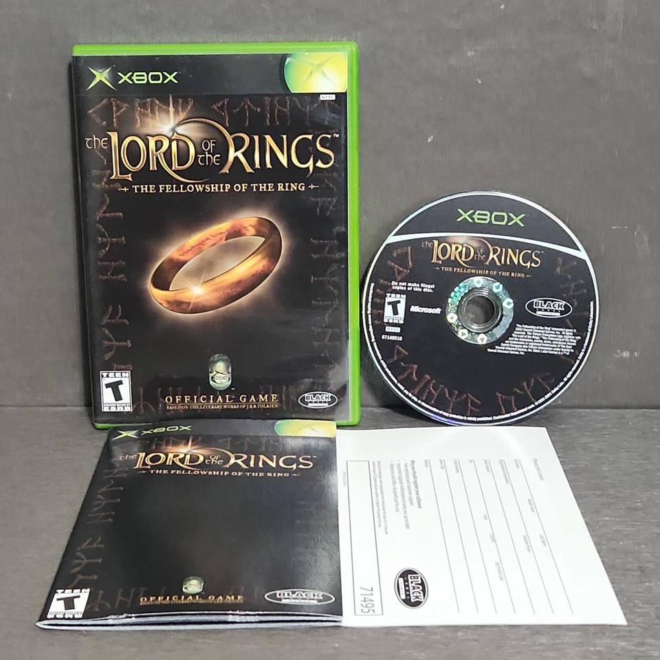 Lord of the Rings Fellowship of the Ring XBOX Complete Video Game - Image 3 of 4